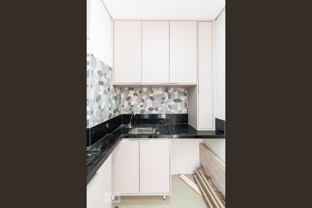Cozinha de apartamento à venda com 2 quartos, 34m² em Vila Paulista, São Paulo