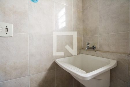 Kitnet - Banheiro e Área de Serviço de kitnet/studio para alugar com 1 quarto, 15m² em Mooca, São Paulo