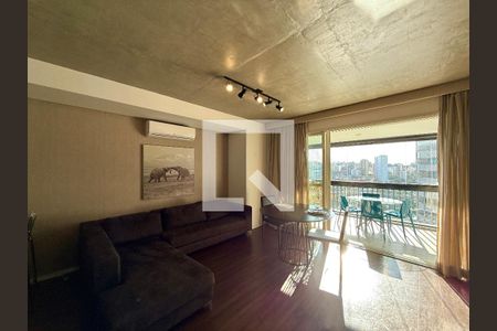 Sala de apartamento para alugar com 1 quarto, 69m² em Cidade Monções, São Paulo