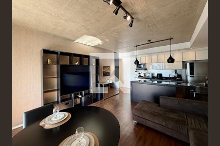 Sala de apartamento para alugar com 1 quarto, 69m² em Cidade Monções, São Paulo