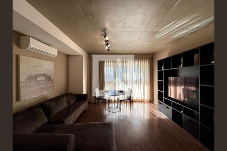 Sala de apartamento para alugar com 1 quarto, 69m² em Cidade Monções, São Paulo