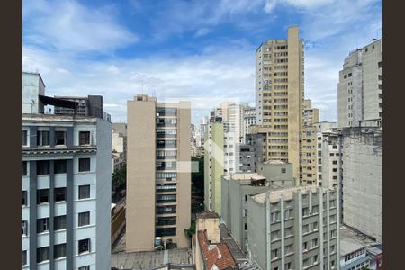Vista do Studio de kitnet/studio para alugar com 1 quarto, 30m² em Republica, São Paulo