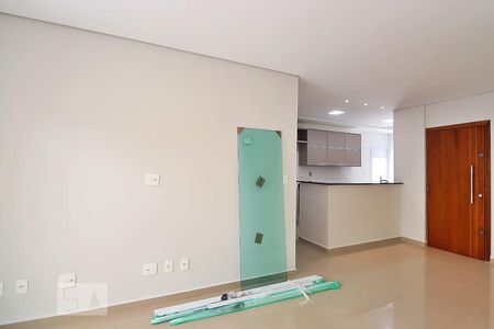 Sala de apartamento para alugar com 3 quartos, 110m² em Vila Valparaiso, Santo André