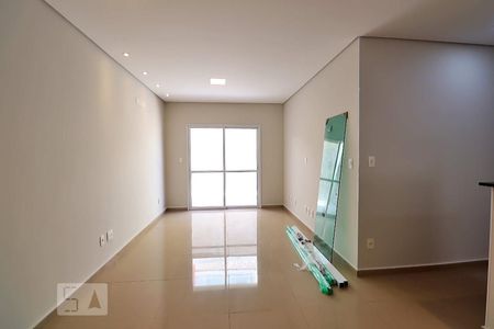 Sala de apartamento para alugar com 3 quartos, 110m² em Vila Valparaiso, Santo André