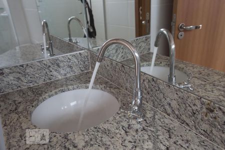 Banheiro - pia de apartamento para alugar com 1 quarto, 30m² em Nova Aliança, Ribeirão Preto