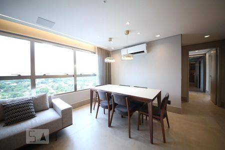 Sala de apartamento à venda com 1 quarto, 70m² em Jardim Novo Santo Amaro, São Paulo