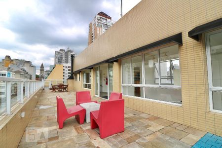 Apartamento para alugar com 26m², 1 quarto e sem vaga Apartamento para alugar com 26m², 1 quarto e sem vagaÁrea comum - Churrasqueira