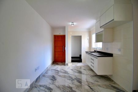 Sala/Cozinha de apartamento para alugar com 2 quartos, 78m² em Campestre, Santo André