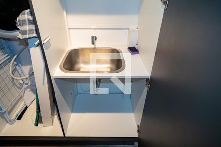 Sala / Cozinha de apartamento para alugar com 1 quarto, 37m² em Consolação, São Paulo