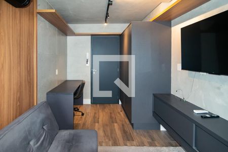 Sala / Cozinha de apartamento para alugar com 1 quarto, 37m² em Consolação, São Paulo