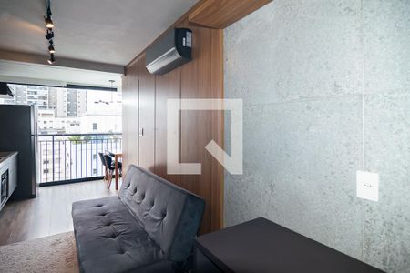 Sala / Cozinha de apartamento para alugar com 1 quarto, 37m² em Consolação, São Paulo