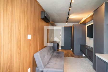 Sala / Cozinha de apartamento para alugar com 1 quarto, 37m² em Consolação, São Paulo
