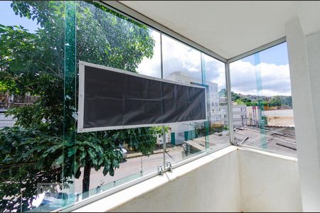 Varanda - Vista de apartamento para alugar com 3 quartos, 80m² em Nova Granada, Belo Horizonte