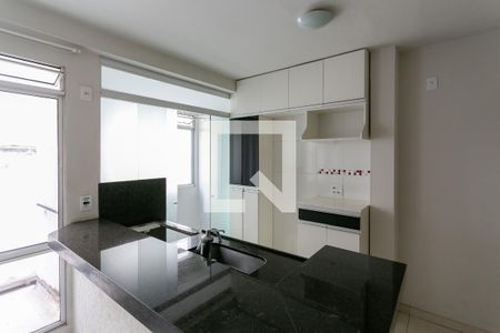 Cozinha de apartamento para alugar com 2 quartos, 50m² em Sagrada Família, Belo Horizonte