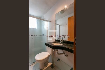 Banheiro de apartamento para alugar com 2 quartos, 50m² em Sagrada Família, Belo Horizonte