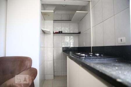 Sala/Cozinha de apartamento para alugar com 3 quartos, 92m² em Aviação, Praia Grande