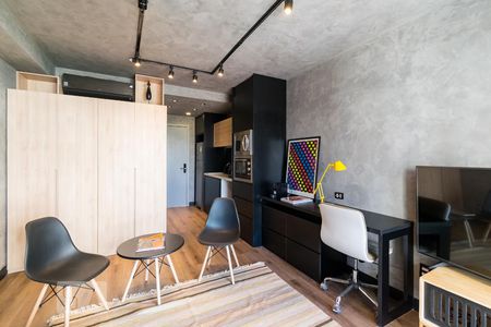 Sala/Quarto de kitnet/studio para alugar com 1 quarto, 30m² em Vila Clementino, São Paulo