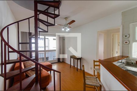 Sala de apartamento para alugar com 1 quarto, 90m² em Rio Branco, Porto Alegre