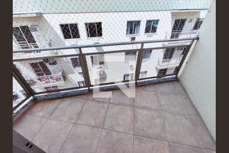 Varanda da Sala de apartamento para alugar com 1 quarto, 52m² em Cachambi, Rio de Janeiro
