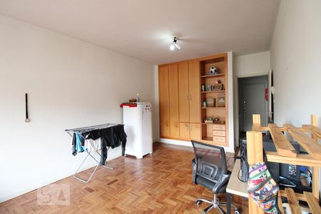 Sala dormitório de kitnet/studio à venda com 1 quarto, 44m² em Campos Elíseos, São Paulo