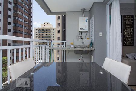 Varanda da Sala de apartamento para alugar com 1 quarto, 42m² em Perdizes, São Paulo