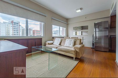 Sala de apartamento para alugar com 1 quarto, 35m² em Bela Vista, São Paulo