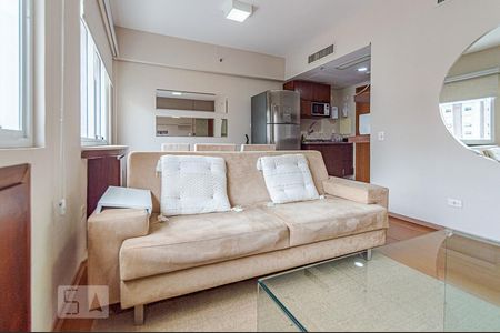 Sala de apartamento para alugar com 1 quarto, 35m² em Bela Vista, São Paulo