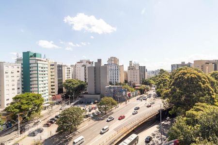 Varanda - vista de apartamento para alugar com 2 quartos, 89m² em Consolação, São Paulo