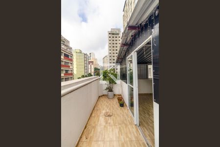 Apartamento à venda com 129m², 3 quartos e sem vagaVaranda - cobertura