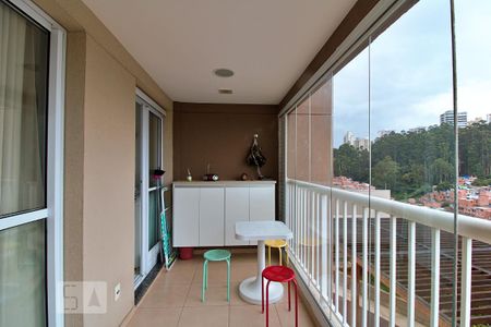 Varanda da Sala de apartamento para alugar com 1 quarto, 45m² em Fazenda Morumbi, São Paulo