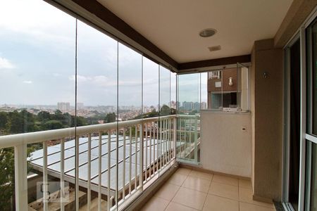 Varanda da Sala de apartamento para alugar com 1 quarto, 45m² em Fazenda Morumbi, São Paulo
