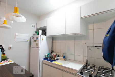 Cozinha de apartamento à venda com 1 quarto, 24m² em Vila Campanela, São Paulo