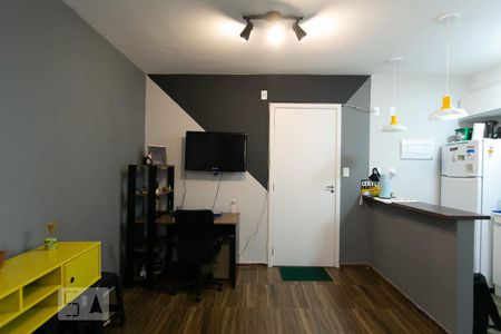 Quarto / Cozinha de apartamento à venda com 1 quarto, 24m² em Vila Campanela, São Paulo