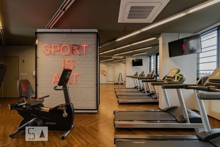 Studio para alugar com 25m², 1 quarto e sem vagaAcademia