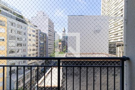 Varanda de apartamento para alugar com 1 quarto, 28m² em República, São Paulo