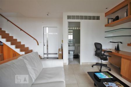 Sala de apartamento à venda com 1 quarto, 82m² em Paraíso do Morumbi, São Paulo