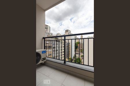 Varanda de apartamento para alugar com 1 quarto, 28m² em República, São Paulo