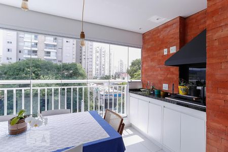 Varanda Gourmet de apartamento para alugar com 2 quartos, 79m² em Vila Romana, São Paulo
