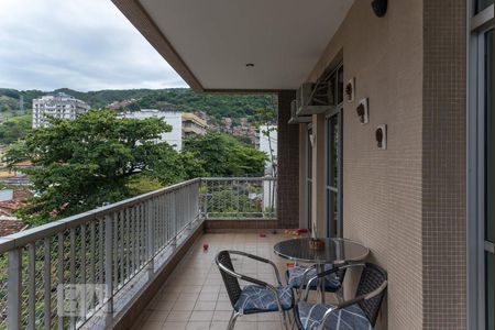 Varanda da Sala  de apartamento à venda com 3 quartos, 134m² em Grajau, Rio de Janeiro