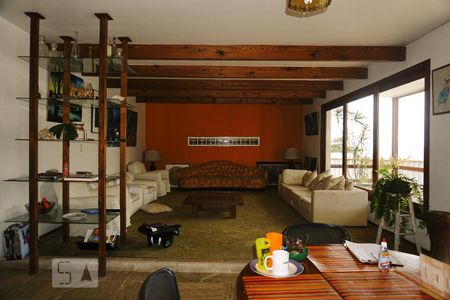 Sala de casa à venda com 5 quartos, 600m² em São Conrado, Rio de Janeiro