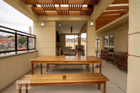 Apartamento à venda com 43m², 2 quartos e 1 vagaChurrasqueira