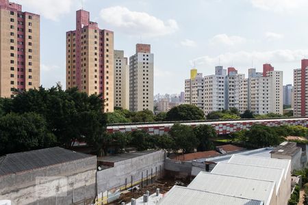 Vista da Varanda de kitnet/studio à venda com 1 quarto, 29m² em Brás, São Paulo