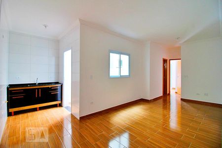 Sala/Cozinha de apartamento para alugar com 2 quartos, 48m² em Vila Eldízia, Santo André