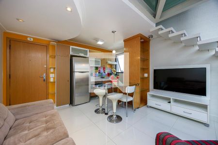 Sala de apartamento para alugar com 1 quarto, 49m² em Brooklin Paulista, São Paulo