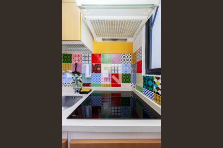 Cozinha de apartamento para alugar com 1 quarto, 49m² em Brooklin Paulista, São Paulo