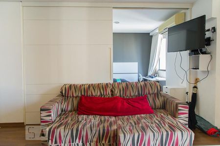 Sala - Detalhe de apartamento para alugar com 1 quarto, 42m² em Vila Clementino, São Paulo