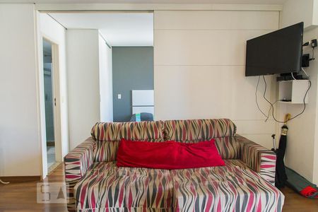 Sala - Detalhe de apartamento para alugar com 1 quarto, 42m² em Vila Clementino, São Paulo