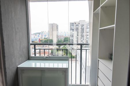 Apartamento à venda com 45m², 1 quarto e 1 vagaVaranda do quarto