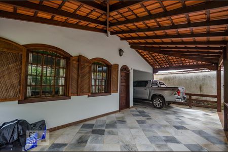 Varanda da Sala - Garagem de casa à venda com 5 quartos, 350m² em Palmeiras, Belo Horizonte