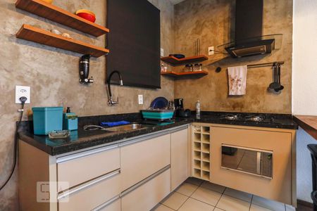 Studio à venda com 47m², 1 quarto e sem vagaCozinha